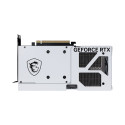 MSI GeForce RTX 5070 12G VENTUS 2X OC WHITE graphics card, white