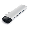 Satechi USB Type-C Pro Hub 4K HDMI and Ethernet adapter, Silver