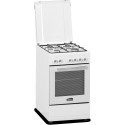 Simfer | Cooker | 5405SERBB | Hob type Gas | Oven type Electric | White | Width 50 cm | Electronic i