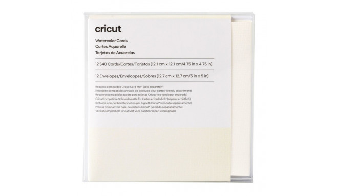 Vesivärvikaardid Lõikeplotteri jaoks Cricut S40 Valge