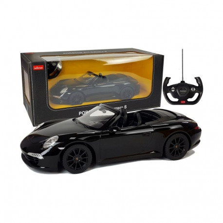 Rastar raadiojuhitav auto Porsche 911 Carrera S 1:12, must
