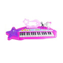Keyboard Organki 37 Klawiszy MP3 Mikrofon Różowe