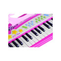 Keyboard Organki 37 Klawiszy MP3 Mikrofon Różowe