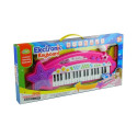 Keyboard Organki 37 Klawiszy MP3 Mikrofon Różowe