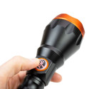 PNI Adventure F550 Crystal LED flashlight, 10W, aluminum, 2500lm, up to 700m, IPX6, 4000mAh battery 