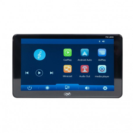 Auto multimeediumisüsteem PNI L8050 7-tollise ekraaniga, Apple Carplay ja Android Auto, Android/iPho