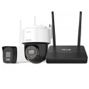 HiLook IKS-2044PH Easylink Wi-Fi 6 Wireless Video Kit 4MP Bullet + PT Dome Camera + WiFi NVS