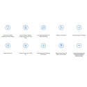Ezviz Re4 Plus Умный домашний пылесос и робот для мытья полов с док-станцией белый