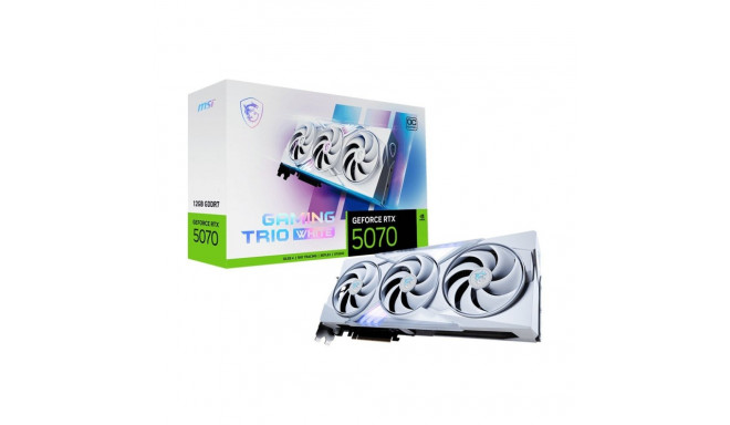 Graphics card GeForce RTX 5070 12G GAMING TRIO OC WHITE GDDR7 192bit