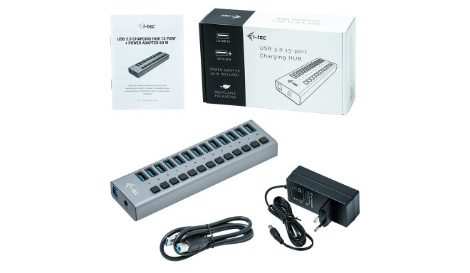 USB 3.0 Charging HUB 13 port 60W