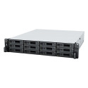 Network Attached Storage - Synology RackStation RS2423RP+ 2U AMD Ryzen V1780B Black, Grey Synology R