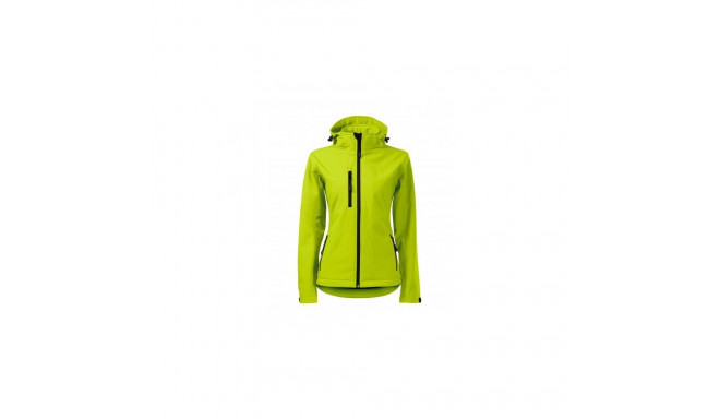 Adler naiste softshell kapuutsiga 521 laim XL