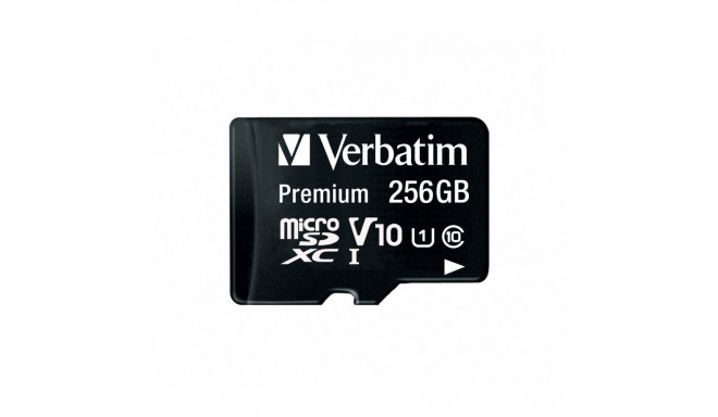 "CARD 256GB Verbatim MicroXC Premium Class10 + Adapte retail"