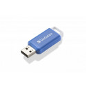 "STICK 64GBUSB 2.0 Verbatim DataBar Blue"