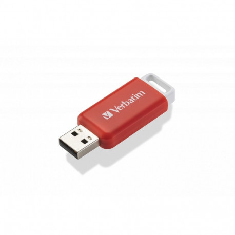 "STICK 16GB Verbatim V DataBar USB 2.0 Drive Red retail"