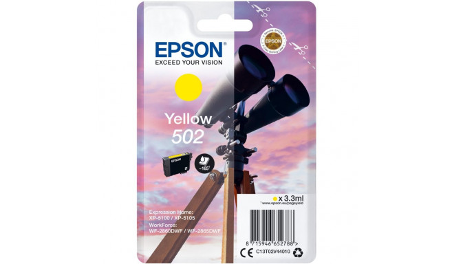 "Epson 502 C13T02V44010 yellow"