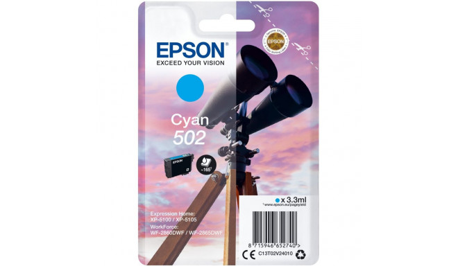 "Epson 502 C13T02V24010 cyan"