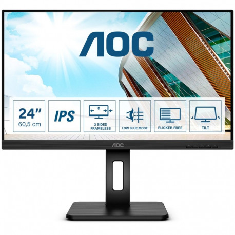 "AOC 60.5cm (23.8"") Q24P2Q 16:09 HDMI+DP+USB IPS black Lif"