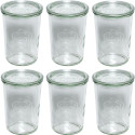WECK Mold Purgid 850 ml Komplektis 6 tükki