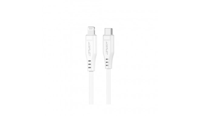 Acefast C3-01 Lightning - USB-C PD cable 30W 3A 480Mb/s 1.2m - white