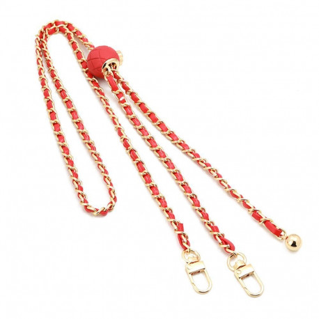 Chain / Rope with holder GLAMOUR fit all models 80mm max width RED