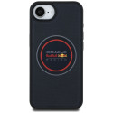 RED BULL case for IPHONE 16e (SE 4 2025) compatible with MagSafe RBHMPSE424PUMEVR (Meshed PU Logo an