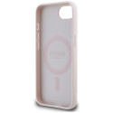 GUESS case for IPHONE 16e (SE 4 2025) compatible with MagSafe GUHMPSE4PGBTME (Grained PU Hot Stamp P