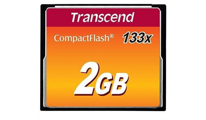 Transcend memory card CompactFlash 2GB (MLC TS2GCF133)