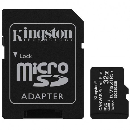 Kingston memory card microSDHC 32GB UHS-I + adapter