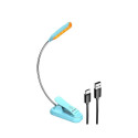 Wireless lamp Glocusent mini GLCSNTBL103B clip-on book light, USB-C Blue