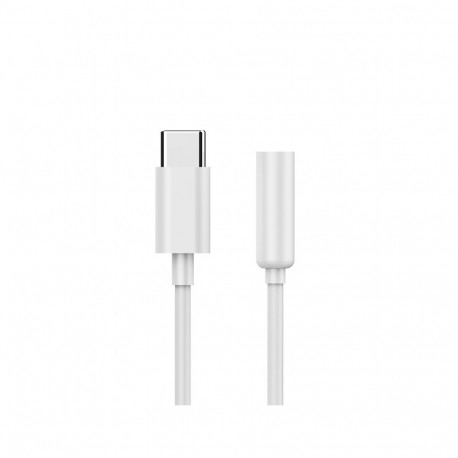 Cablexpert USB type-C pistik stereo 3,5 mm audio adapterkaabel, valge A-CM-3.5F-01