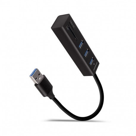 AXAGON SuperSpeed USB-A Hub and Card Reader | HMA-CR3A