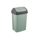 jäätmekast pööratava kaanega 10L Swantje 25,5x19x38cm roheline