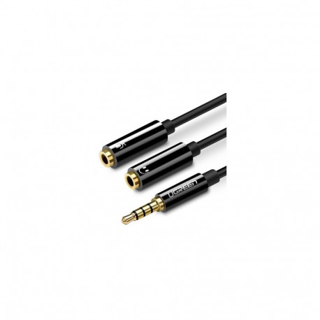 Ugreen AV141 3.5mm (male) to Dual 3.5mm (female) Headset Splitter Black