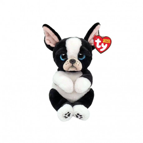 Plush Ty Black and white dog Tink 15 cm
