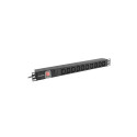 Power Strip - Lanberg 1u 10a 7x Iec C13 2m