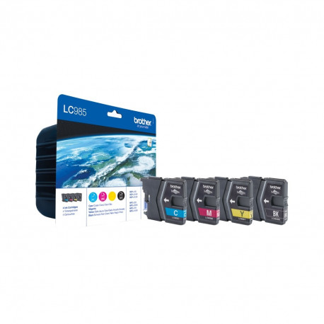 Brother ink cartridge LC985 ValuePack DCP-J125/J315W/J515W, MFC-J410/J615W 260lk@5%