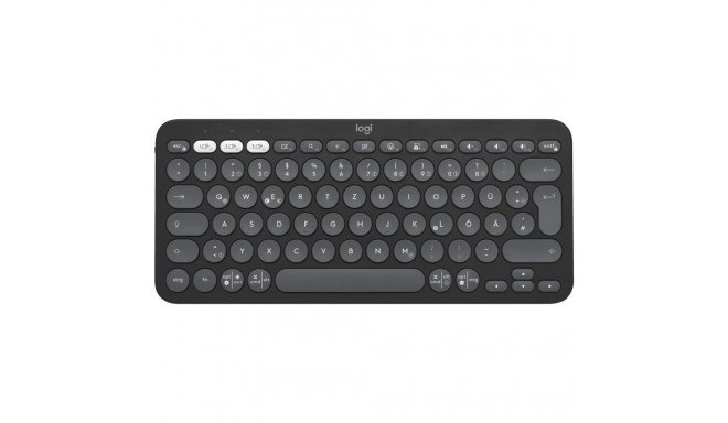 "Logitech K380 Pebble Keys2 Bluetooth black QWERTZ DE"