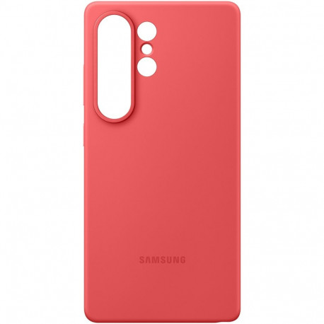 "Samsung Silicone Case fr Galaxy S25 Ultra. Red"