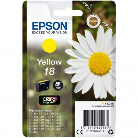 "Epson T18044012 Yellow NEUE VERPACKUNG"