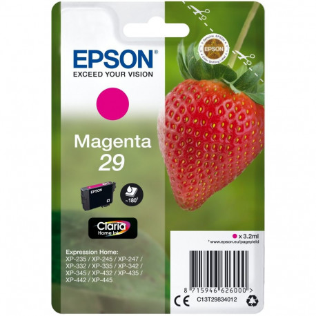 "Epson Tinte 29 C13T29834012 Magenta bis zu 180 Seiten"
