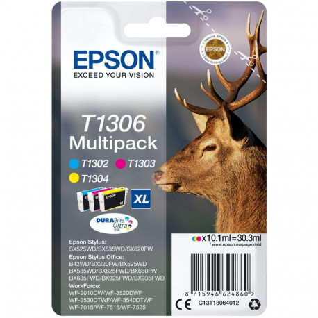 "Epson Tinte T1306 C13T13064012 3er Multipack (MCY)"