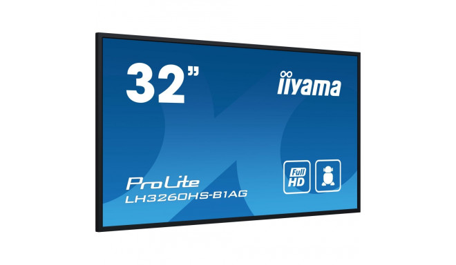 "IIYAMA 80.0cm (31.5"") LH3260HS-B1AG 16:9 3xHDMI+2xUSB Spk B retail"