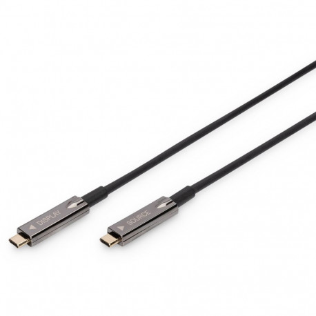 "DIGITUS 4K USB 3.1 Typ - C AOC AV-Anschlusskabel, 10m"