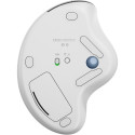 "Logitech ERGO M575S Wireless Trackball - Off White + Blue Ball"