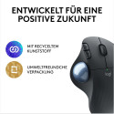 "Logitech ERGO M575S Wireless Trackball - Graphite + Blue Ball"