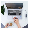Ugreen external network adapter RJ45 - USB Type C (1000 Mbps / 1 Gbps) Gigabit Ethernet gray (CM199)