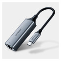 Ugreen external network adapter RJ45 - USB Type C (1000 Mbps / 1 Gbps) Gigabit Ethernet gray (CM199)