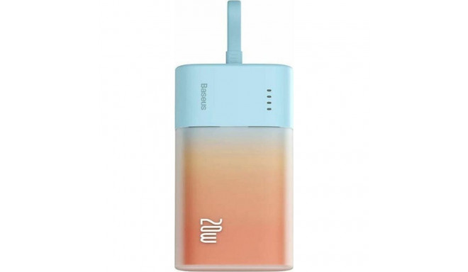 BASEUS powerbank 5200 mAh with built-in cable Lightning + cable Type C to Type C PD QC 2,4A 20W PPKD