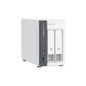 QNAP TS-216G NAS/storage server Tower Cortex-A Cortex-A55 4 GB HDD White
